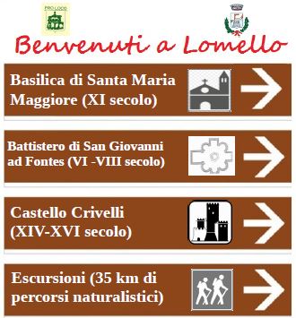 Benvenuti a Lomello, Portale turistico di Lomello